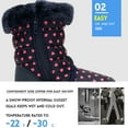 thumbnail image 3 of Ahannie Girls Warm Snow Boots,Kids Outdoor Insulated Winter Boots, 3 of 5