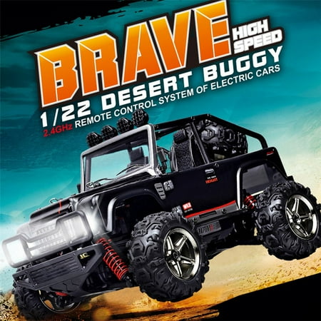 SZJJX High Speed RC Cars, 45KM/H+ Racing Remote Control Monster Trucks 1/22 Scale 4WD 2.4Ghz Radio Controlled Off-Road Vehicle Rock Crawler Fast Electric Desert Buggy (Best Vehicle For Desert Driving)