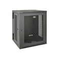 thumbnail image 1 of Tripp Lite 15U Wall Mount Rack Enclosure Server Cabinet Hinged Wallmount - Rack cabinet - wall mountable - black - 15U - 19", 1 of 5