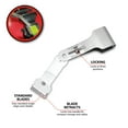 thumbnail image 2 of Performance Tool W749 3-Position Folding Utility Knife with Retractable Blade for Compact Storage - Uses Standard Single Edge Razor Blades, 2 of 4