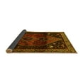 thumbnail image 2 of Ahgly Company Indoor Round Persian Yellow Traditional Area Rugs, 4' Round, 2 of 4