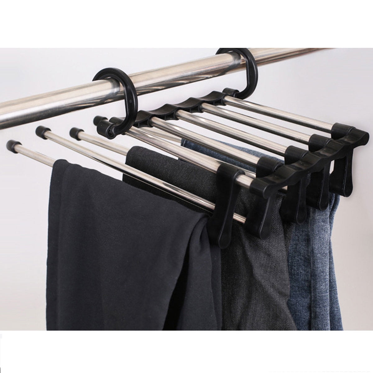 5 In1 Adjustable Closet Hook Tie Belt Scarf Organizer Trousers Pants