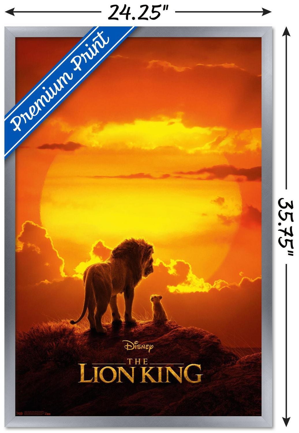 Disney The Lion King - Mufasa And Simba Wall Poster, 22.375" x 34"
