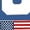 Blue, variant on USA Sweatshirt Under $15, Women's Autumn Round Neck American Flag USA Print Loose Casual Hooded Sweatshirt Fall Sweaters USA Sweatshirt Women White S