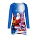 thumbnail image 4 of Pntutb Moda Mujer Cuello Redondo Manga Larga Estampado Casual Camiseta Blusa Pntutb Pntutb-1915, 4 of 5