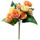 thumbnail image 1 of Ramo de peonía artificial de 10 cabezas, simulación floral, decoración de boda, ramo de flores falsas, decoración del hogar, naranja seitruly HA7494-02B, 1 of 6