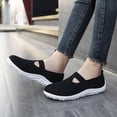 thumbnail image 2 of GLYGML Women's Knit Mary Jane Sneakers Lightweight Breathable Walking Shoes with Non-Slip Sole for Casual Daily Wear, 2 of 5