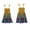 Yellow, variant on Girls Summer Sleeveless Straps Bohemian Beach Dress Flower Print Rainbow Beach Sundress 3-12 Rose Red 5-6