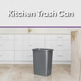 thumbnail image 4 of Superio Large Kitchen Trash Can 13 Gallon, 52 Qt Waste Bin for Kitchen, Garage, Indoor and Outdoor Trash Can, Grey, 4 of 7