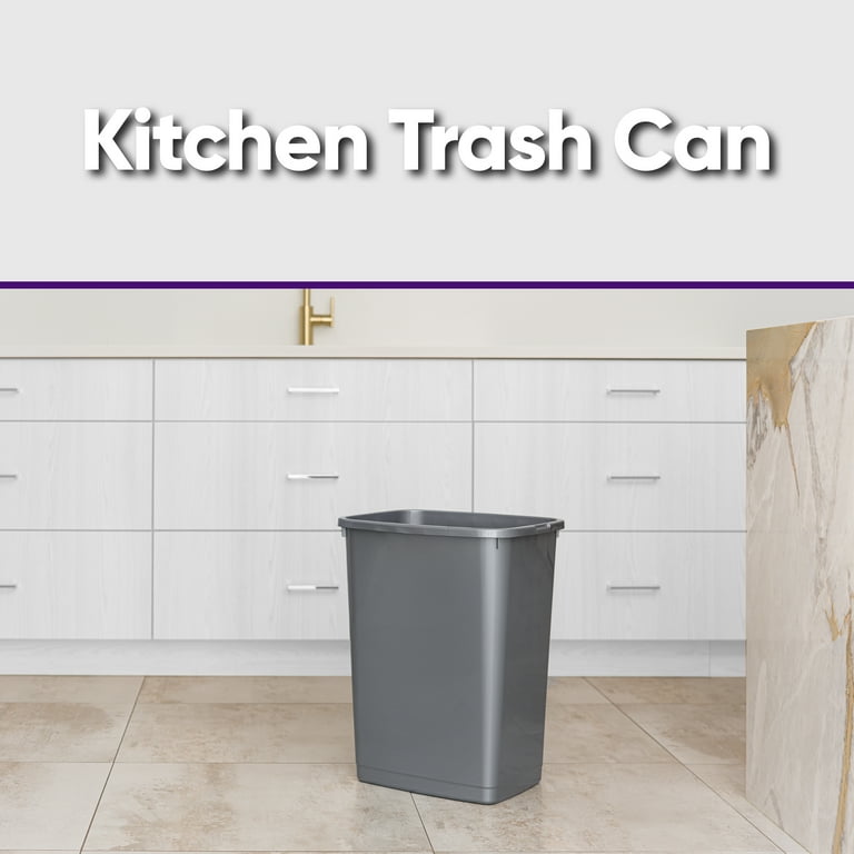Superio Large Kitchen Trash Can 13 Gallon, 52 Qt Waste Bin for