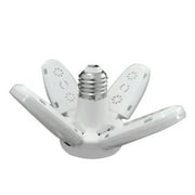 Garage Lights- Garage Lights Ceiling, 28W 1500LM 6500-7000K E27E26 Garage Ceiling Lights with 4 Adjustable Panels for Garages, Workshop,indoor, outdoor, workshop and warehouse, full Area