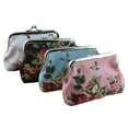 thumbnail image 2 of HEVIRGO Pocket Wallet Rose Lightweight Canvas Small Compact Pocket Purse for Party, 2 of 10