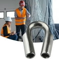 thumbnail image 2 of Cable Thimble Stainless Steel Rope Thimble Rope Thimble Rigging for Wire Rope Cable Wire Rope Chain Thimble Racking Tool, 2 of 7