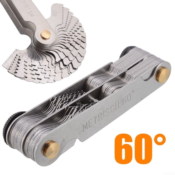 60 and 50 degree metric inch thread pitch gauge insert gauge measuring tool