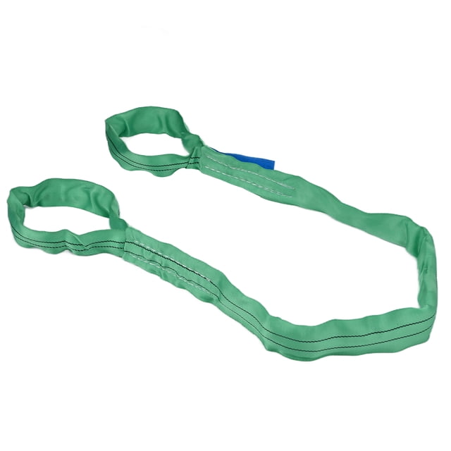 Eslinga Web, Eslinga de Elevación 2T Eslinga de Elevación Flexible PES Correas de Elevación de Hebilla Doble Instalación Sin Esfuerzo