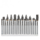 thumbnail image 1 of Fresas rotativas de carburo de tungsteno 20 piezas con cabezal de molienda para herramientas de perforación y pulido de Metal-cabezal de molienda de acero de tungsteno 3*3 + 3*6 ACTIVE Biensenido a ACTIVE, 1 of 3