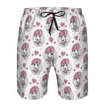 thumbnail image 4 of Naloa Cute Poodle Dog Men's Beach Shorts, Surfing shorts, Swim trunks, Quick Dry Swim Trunks for Surfing Beach Fun - 3X-Large, 4 of 9