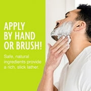 Pacific Shaving Company Natural Shaving Cream with Shea Butter, For Men & Women, Light orange/citrus scent, 7 oz.