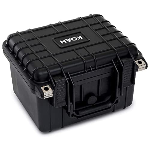 Open Box Koah Weatherproof Hard Case with Customizable Foam (10 x 9 x 7 Inch)