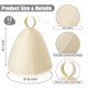 thumbnail image 3 of 6 Pcs Sauna Hat Felt Bath Hat Russian Wool Banya Hat for Men Women, 3 of 5