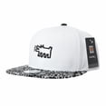 thumbnail image 1 of WITHMOONS Snapback Hat Keith Haring Pop Art Print Dog Embroidery Baseball Cap CR2953 (White), 1 of 4