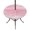 Blush Pink, Rose, Dusty Pink, White, variant on Round Outdoor Tablecloth with Umbrella Hole and Zipper, Vintage Blush Pink Tablecloth with Elastic Waterproof, Farmhouse Florals Leaf Coastal Home Patio Table Covers for 45" - 54" Picnic Pool Tables