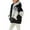 Black, variant on Hoodie for Child Boys Girls Size 7 Sherpa Patchwork Fleece Lined Full Zip Hoodie Fashion Fall Winter Jacket Fluffy Sweatshirts Black 7-8 Years
