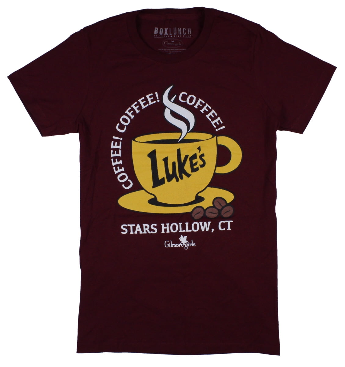 Stars Hollow Coffee Novelty TV Show T Shirt Luke's Diner 