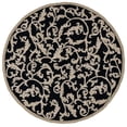 thumbnail image 2 of Safavieh Chelsea Flanagan Bordered Wool Area Rug, Black, 8' x 8' Round, 2 of 11