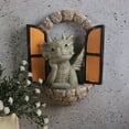 thumbnail image 1 of LPSSTORE Sculpture de Dragon de Cour Statue de Dragon Décoration Maison Résine Porte de Fée Jardin Maison de Fée Ornement de Jardin pour Arbres Décoration Ornement de Jardin, 1 of 4