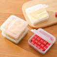 thumbnail image 3 of 2 uds caja de almacenamiento de rebanadas de queso refrigerador mantequilla fruta vegetal contenedor Tmvgtek Libre de BPA, 3 of 9