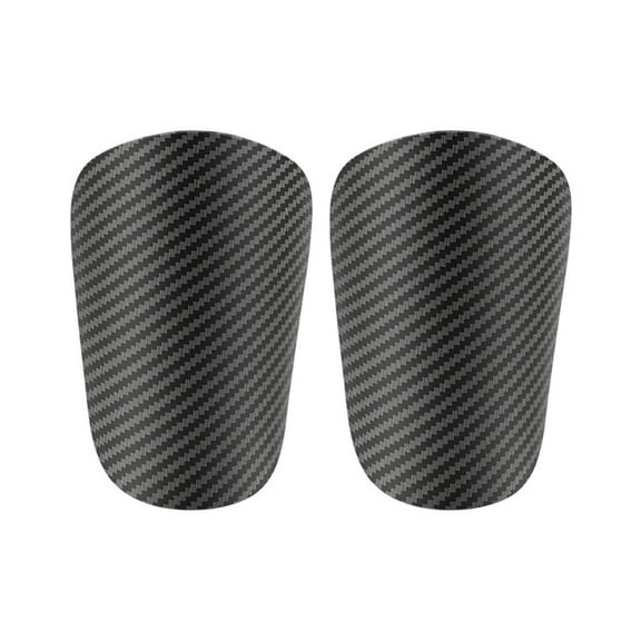 Pebbuoy 1 Pair Mini Soccer Shin Guards Anti-slip Kids Teens Adults Soccer Players Miniature Shin Pads Protectors Football Games Protective Equipment