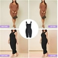 thumbnail image 5 of Irisnaya Waist Trainer Bodysuit for Women Shapewear Tummy Control Full Body Shaper High Waist Open Bust Butt Lifter Thigh Slimmer Corset(Black Medium), 5 of 7