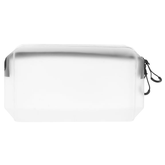 ELAYARD White Cosmetic Bag with Spacious Design, Travel and Home Makeup Storage Pouch