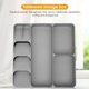 thumbnail image 5 of Cajón de cocina Organizador de cubiertos Bandeja multifunción grande para ahorrar espacio para cubiertos Cubiertos, 5 of 7