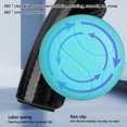 thumbnail image 4 of Steering Wheel Knob, 360° Rotatable Car Steering Booster, Non-Slip ABS Carbon Fiber Grip, Easy Installation, Enhanced Maneuverability for Tight Turns, Reversing, U-Turns, SUVs and Cars, 4 of 6