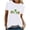 White, variant on Puntoco Short Sleeve Women Tops ,Womens St Patrick'S Day T-Shirt Love Heart Shirts Short Sleeve Valentine'S Day Crewneck Colorful Heart Graphic Tees Tops Green 6(M)