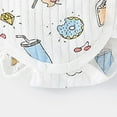 thumbnail image 5 of Nrmvnmi Baby Side Snap Romper Short Sleeve Cute Graphic Print Romper Newborn Cotton Onesie Jumpsuit For 0-24 Months, 5 of 5