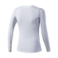 thumbnail image 2 of AVAIL Women's Wicking Breathable Long Sleeve Yoga Workout Activewear Compression Tops T-shirt, 2 of 2