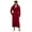 Red, variant on Mens Plush Fleece Robe, Cozy Warm Bathrobe Fuzzy Male Spa Long Robe With Pockets(Red,L)