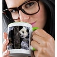 thumbnail image 2 of 3drose, China, Giant Panda Bear, Wolong Nature Reserve-as07 Ccr0829 - Charles Crust, 15oz Two-tone Green Mug, 2 of 6