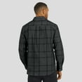 thumbnail image 5 of Men's Darius Rucker Collection by Fanatics Black Atlanta Falcons Micro Corduroy Plaid Button Up Shirt, 5 of 6