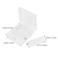 thumbnail image 2 of Raindrops 10 Sets Battery Converter Adapter Storage Case Aaa Battery Plastic For Travel, 2 of 8