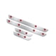 thumbnail image 1 of Car LED Door Pedal Light, Car LED Door Sill Light, Car Automatic Sensor Wireless Door Light, Front+Rear,4 PCS, 1 of 5