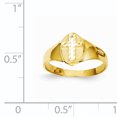 thumbnail image 2 of 14K Yellow Gold Childs Polished Cross Ring, 2 of 2