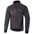 thumbnail image 1 of Lipport Mens Cycling Bike Jacket Winter Thermal Running Mountain Biking Jacket Windproof Breathable Reflective Softshell Coat(Black,L), 1 of 4