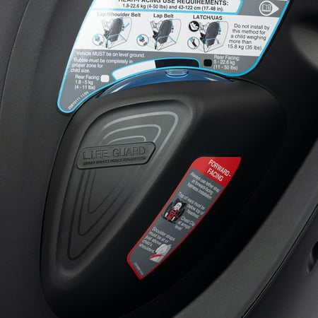 Gold Revolve360 Slim 2-in-1 Rotational Car Seat with SensorSafe (Obsidian)