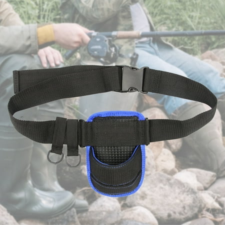 Sijiali Boat Sea Fishing Rod Waist Belt Mat Oxford Fabric Belly Pole Stand Holder Pad