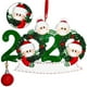 thumbnail image 3 of Matsuzay 2020 Venta caliente regalo de decoración de Navidad colgantes colgantes personalizados pandemia-fiesta social distanciamiento ornamento de Santa Kits de decoración para fiestas 3# Matsuzay HA000683-03B, 3 of 6