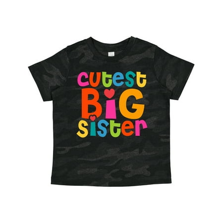 

Inktastic Cutest Big Sister Gift Toddler Toddler Girl T-Shirt